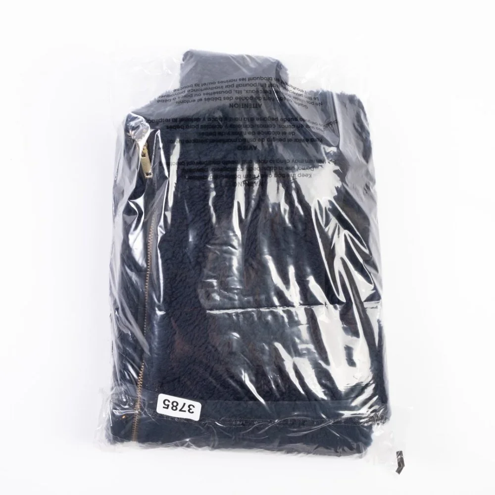 J. CREW Plush navy fleece excursion vest size XS